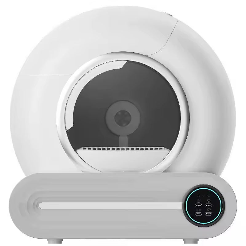 65L Automatic Cat Litter Box Smart App Control Self Cleaning Litter Box Fully Enclosed Pet Toilet Cat Litter Box