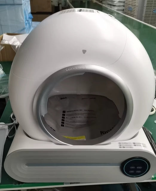 65L Automatic Cat Litter Box Smart App Control Self Cleaning Litter Box Fully Enclosed Pet Toilet Cat Litter Box